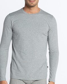 Мужская серая футболка с длинными рукавами Punto Blanco, серый