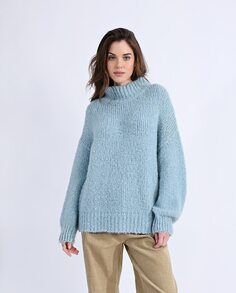 Женский вязаный свитер с длинными рукавами Molly Bracken, светло-синий