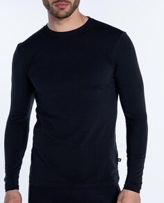 Мужская черная футболка с длинными рукавами Punto Blanco, черный