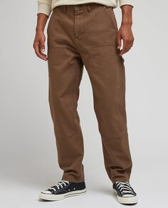 Мужские брюки-карго свободного кроя коричневого цвета Lee, коричневый