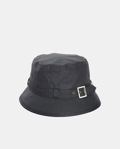 Черная шапка из вощеного хлопка Barbour, черный