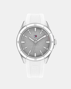 Часы женские 1782478 белые силиконовые Tommy Hilfiger, белый