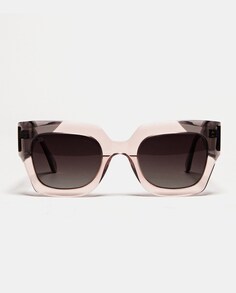 Розовые женские солнцезащитные очки из ацетата квадратной формы с поляризованными линзами No Idols, розовый