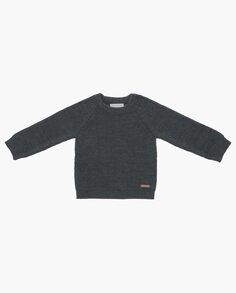 Вязаный свитер для мальчика антрацитового серого цвета Martín Aranda, темно-серый
