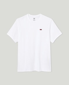 Белая мужская футболка с короткими рукавами, большие размеры Levi&apos;s, белый Levis