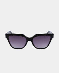 Черные квадратные женские солнцезащитные очки из ацетата Liu Jo, черный