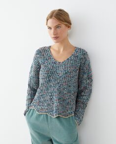 Женский свитер с V-образным вырезом Southern Cotton