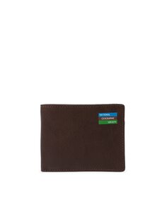 Мужской кошелек из коричневой кожи National Geographic, коричневый