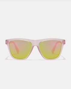 Розовые прямоугольные солнцезащитные очки-унисекс Hawkers, розовый
