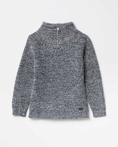 Рубчатый свитер для мальчика Sfera, темно-синий (Sfera)