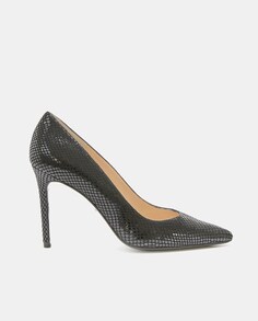 Женские черные туфли из тисненой кожи с острым носком и каблуком-шпилькой Magrit, черный