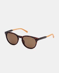 Круглые солнцезащитные очки «гавана» с поляризованными линзами Timberland, коричневый