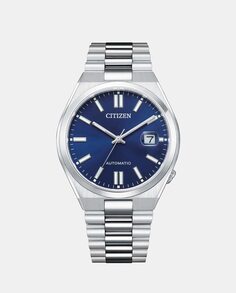Автоматические мужские часы из стали серии Mecha NJ0150-81L Citizen, серебро