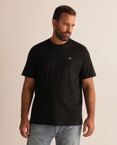 Мужская черная футболка с короткими рукавами больших размеров Levi&apos;s, черный Levis