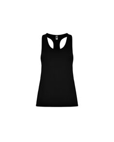 Спортивная футболка с открытой спиной для девочек в стиле пловца ROLY, черный