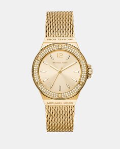 Lennox MK7335 женские часы из золотой стали Michael Kors, золотой
