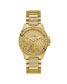 Женские часы Lady Frontier W1156L2 со стальным и золотым ремешком Guess, золотой