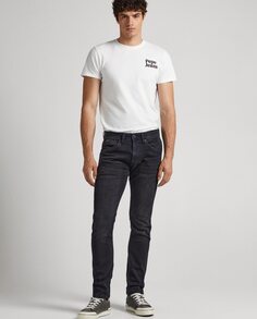 Черные мужские джинсы Regular Track Pepe Jeans, черный