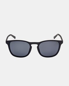 Черные квадратные солнцезащитные очки с поляризационными линзами Timberland, черный