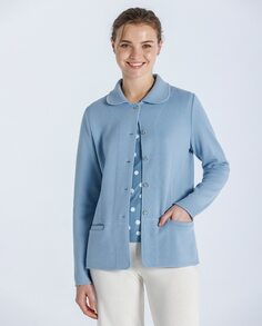 Женская куртка с длинными рукавами и рубашечным воротником Naulover, светло-синий