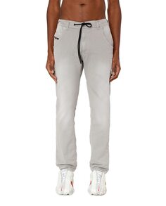 Серые мужские зауженные джинсы KROOLEY-E-NE Diesel, светло-серый