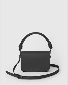 Кожаная большая сумка Medium Loop L черного цвета Zubi, черный
