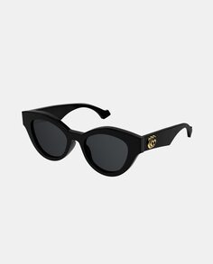 Солнцезащитные очки «кошачий глаз» из ацетата гаваны Gucci, коричневый