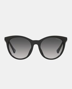 Черные круглые женские солнцезащитные очки Ralph by Ralph Lauren, черный