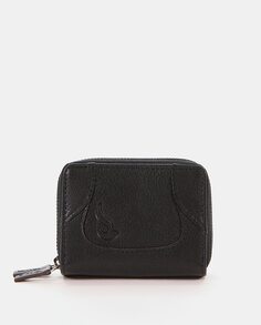 Женский маленький кожаный кошелек Euphoria черного цвета Abbacino, черный