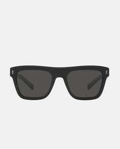 Черные квадратные женские солнцезащитные очки из ацетата Dolce &amp; Gabbana, черный