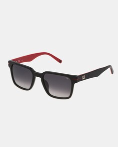 Черные квадратные солнцезащитные очки из ацетата Fila, черный