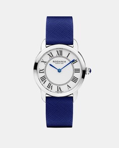 Часы Lausanne R27005 синие кожаные женские Rodania, синий