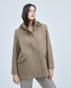 Женская куртка с капюшоном Couchel, коричневый