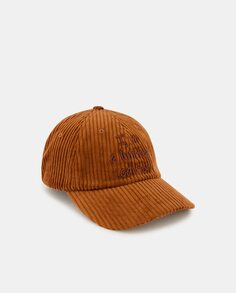 Вельветовая кепка Southern Cotton, коричневый