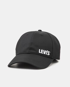 Черная кепка с фирменной деталью Levi&apos;s, черный Levis