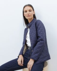 Женская классическая двусторонняя куртка El Corte Inglés, темно-синий
