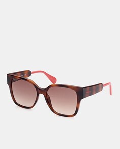 Квадратные солнцезащитные очки в Гаване MAX&amp;Co., коричневый