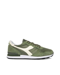 Зеленые кроссовки унисекс на шнуровке Diadora Sportswear, зеленый