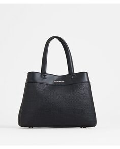 Базовая сумочка в сочетании черных фактур PACOMARTINEZ, черный