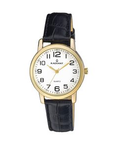 Женские часы Grand RA281607 из искусственной кожи с черным ремешком Radiant, черный