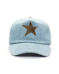 Женская синяя джинсовая кепка со звездой Starlite, синий