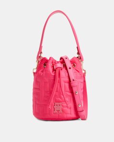 Шикарная сумка-мешок из переработанных материалов розового цвета Tommy Hilfiger, розовый
