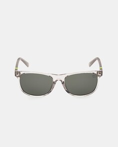 Прямоугольные серые мужские солнцезащитные очки Timberland, серый