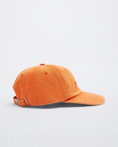 Женская оранжевая джинсовая кепка Parfois, оранжевый