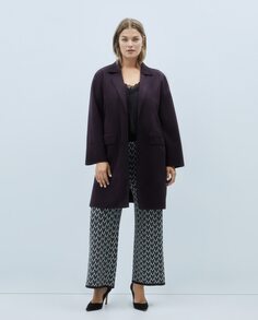 Женская длинная замшевая куртка Couchel, фиолетовый