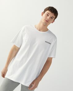 Мужская белая футболка с короткими рукавами больших размеров Dockers, белый
