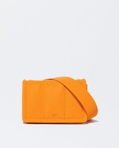 Стеганая сумка на плечо, трансформируемая в плечо, с магнитной застежкой оранжевого цвета Parfois, оранжевый