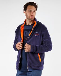 Теплая мужская куртка с длинными рукавами темно-синего цвета Lois, темно-синий