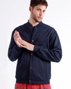Теплая мужская куртка с длинными рукавами темно-синего цвета Admas, темно-синий
