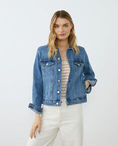 Женская базовая джинсовая куртка Southern Cotton, синий